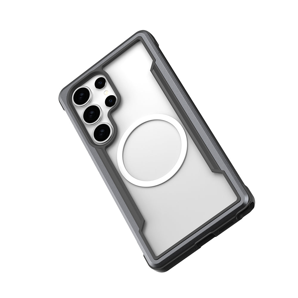 Raptic Shield Serisi Galaxy S25 Ultra Magsafe Şarj Özellikli Airbagli Şeffaf Arka Yüzey Kılıf Raptic Shield Serisi Galaxy S25 Ultra Magsafe Şarj Özellikli Airbagli Şeffaf Arka Yüzey Kılıf